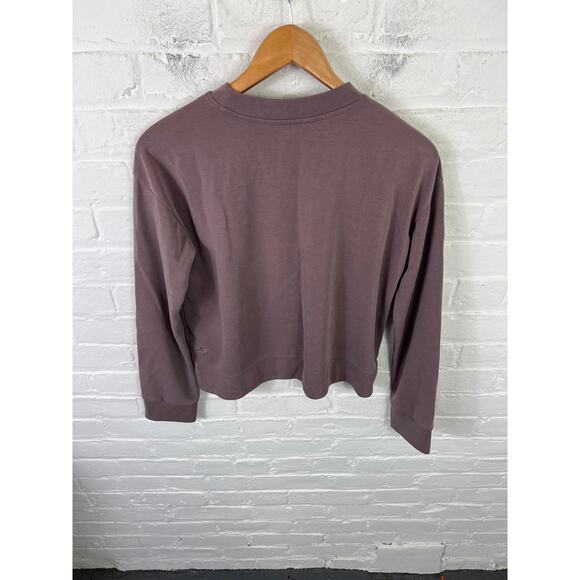 Athleta Women's Seasoft Crewneck Pullover Sweatshirt Long Sleeve Twilight Size S - Picture 4 of 7